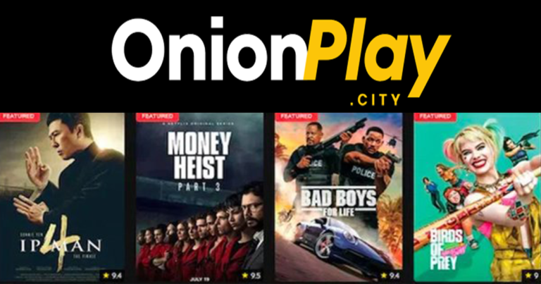 OnionPlay streaming website showcasing a wide variety of movies and TV shows online.