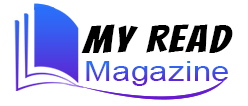 My Read Magazine logo with a book icon representing diverse and engaging content.